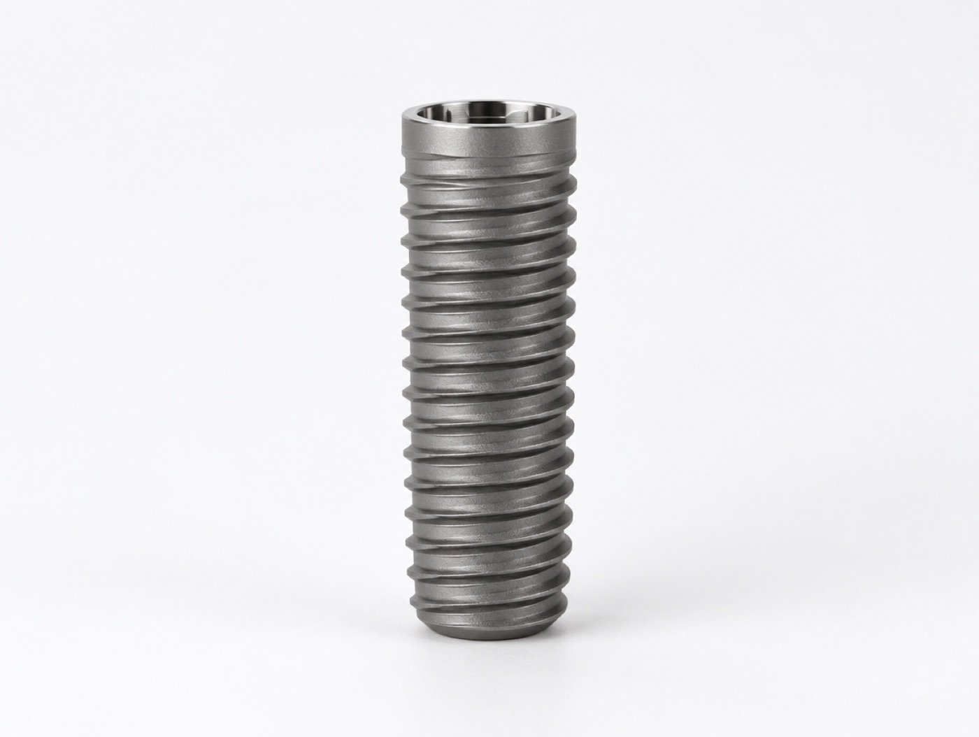 Generic parallel-walled implant (not a Nobel Biocare product image)